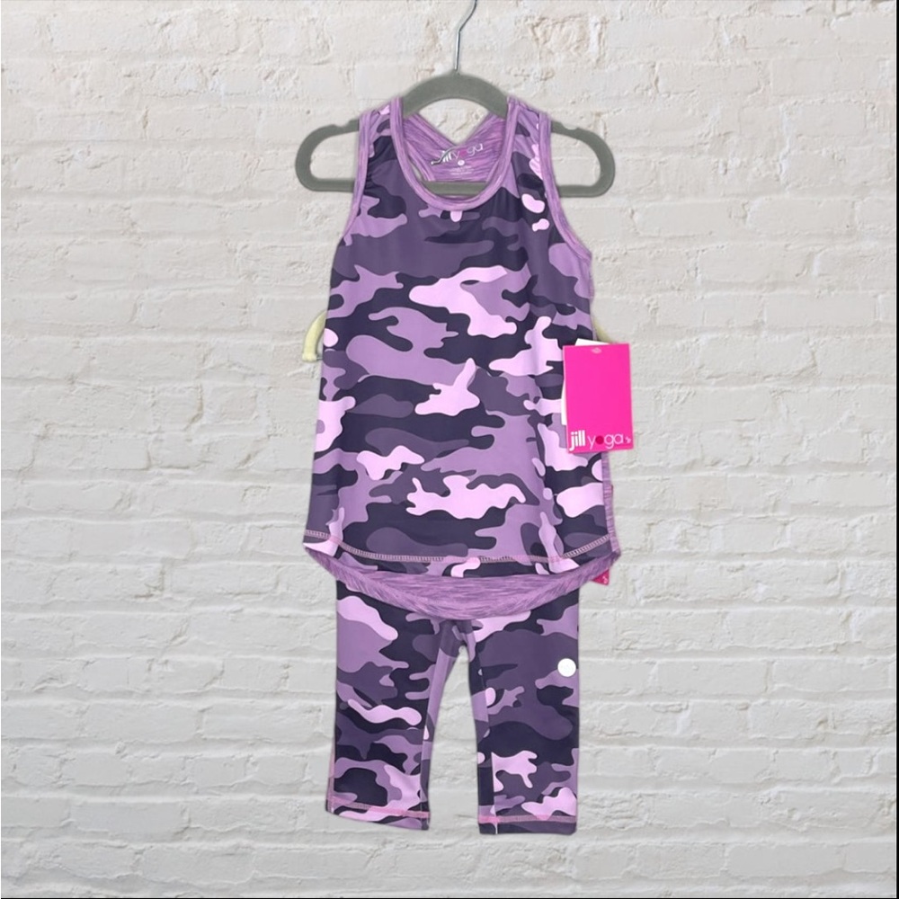 Jill Yoga Camo Athletic Set